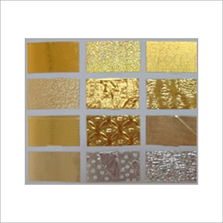 Golden Embossed Metallic Film Film Thickness: 150 Millimeter (Mm)