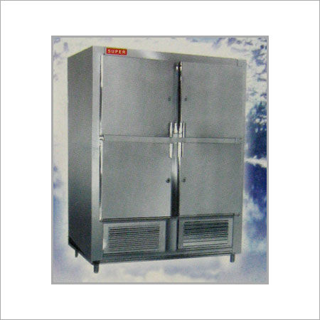 Silver Heavy Duty Four Door Refrigerator