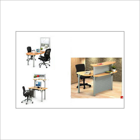 Black Office Chair And Table