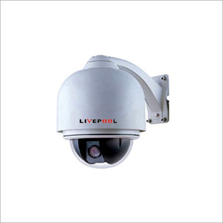 White Ptz Speed Dome Camera