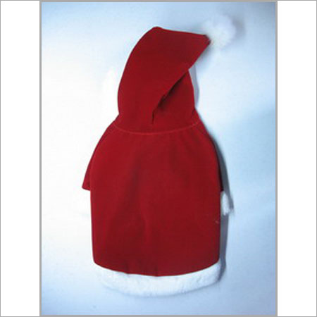 Soft Red Pet Christmas Coat