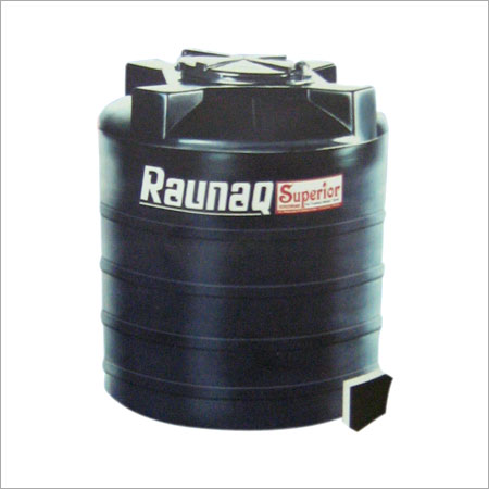 Black Superior Plastic Water Tank