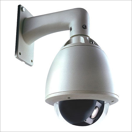 White High Speed Dome Camera With 80 Preset Points