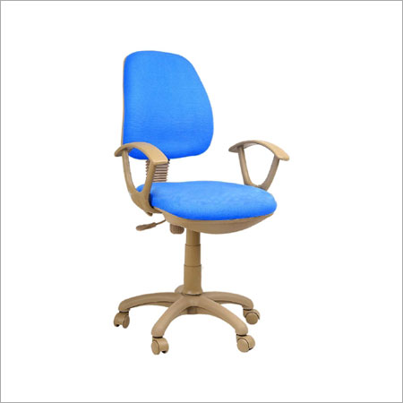 Polished Comfortable Blue Office Chair