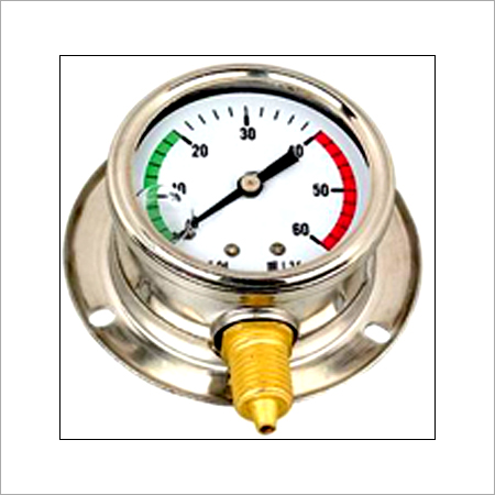 Polished Liquid Filled Gauge Accuracy: +/-3-2-3% Of Fsd Or +/-2-1-2%  %