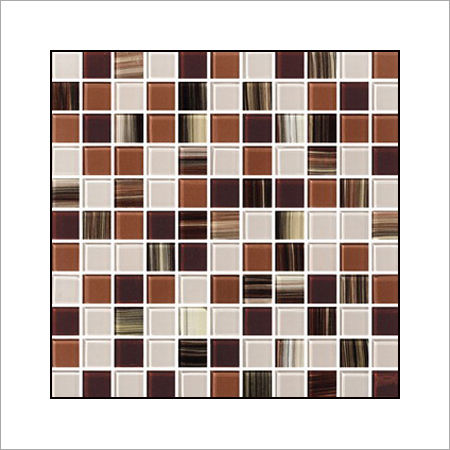 Wear-Resistant Attractive Glass Mosaic Tiles