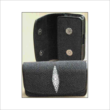 Black Leather Mobile Phone Case