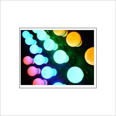 Various Colors Are Available Round Shape Led Light Bulb