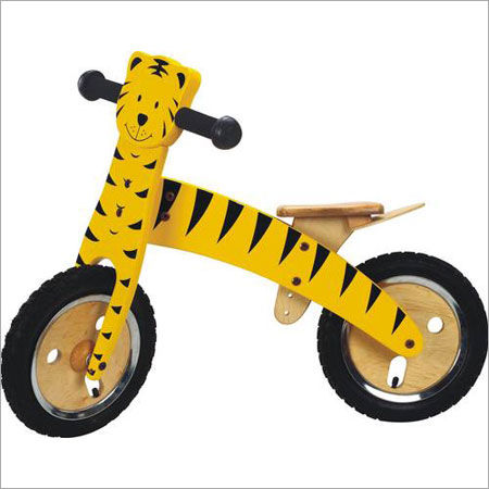 Various Colors Are Available Designer Wooden Tiger Bike