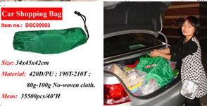 Available In Various Colors Plain Pattern Car Shopping Bag