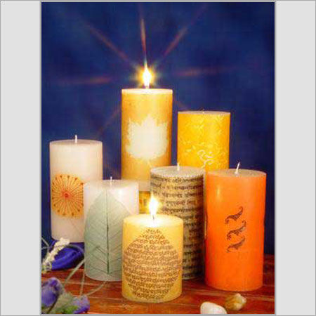 Round Shape Paper Candles