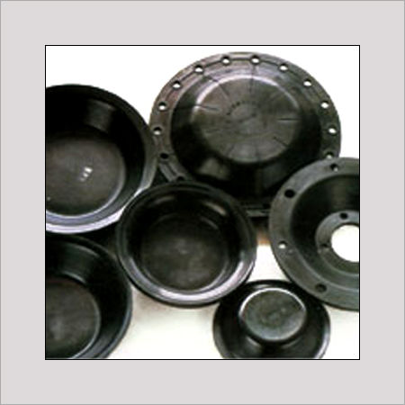 Black Round Shape Rubber Diaphragms