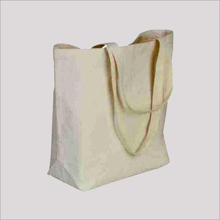 White Colored Canvas Bags Size: Various Sizes Are Available