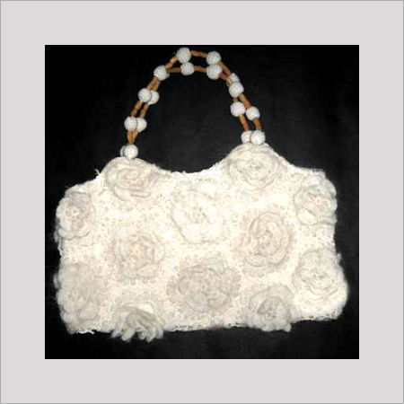 White Colored Crochet Bags Size: Various Sizes Are Available