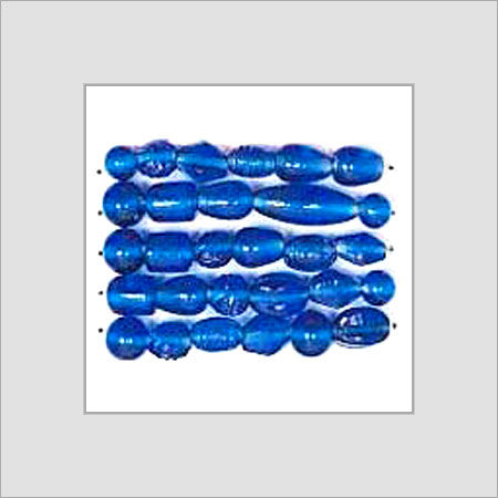 Blue Color Loose Glass Beads Place Of Origin: India