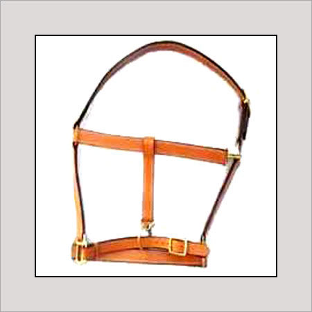 Leather Plain Pattern Horse Halters