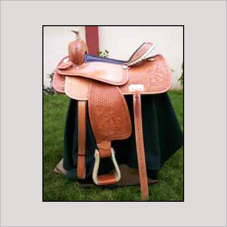 Leather Plain Pattern Western Saddles