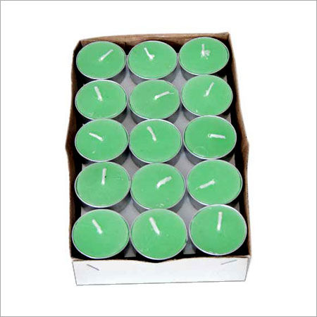 Various Colors Are Available Round Shape Tea Lites Candles