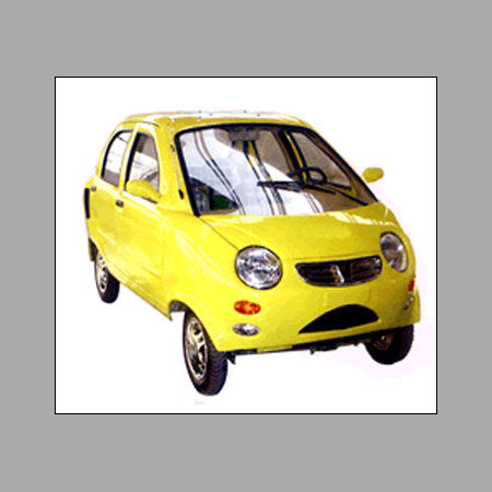 Yellow Color Electric Car