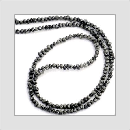 Black Color Diamond Beads