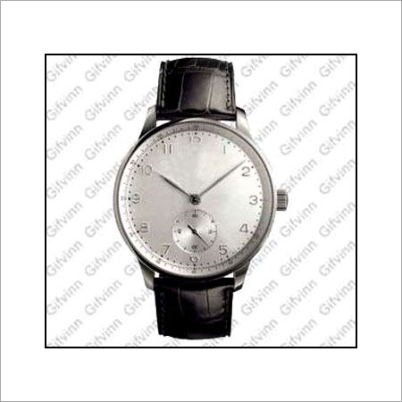 White Genuine Leather Strap Wrist Watches