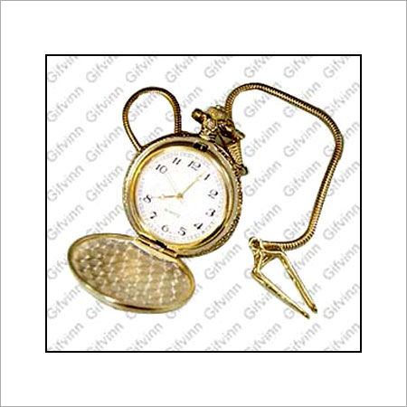 Golden Gold Plated Watches With Brass Crown