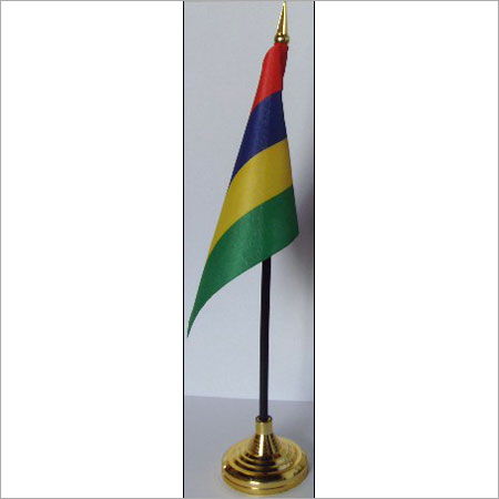 Polyester Desk Table Flag Size: 10X15 Cm