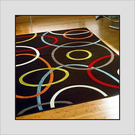 Brown Decent Print Floor Rugs