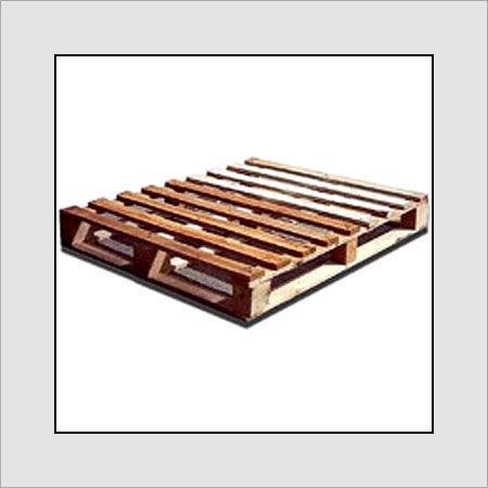 Brown Four Way Wooden Pallets