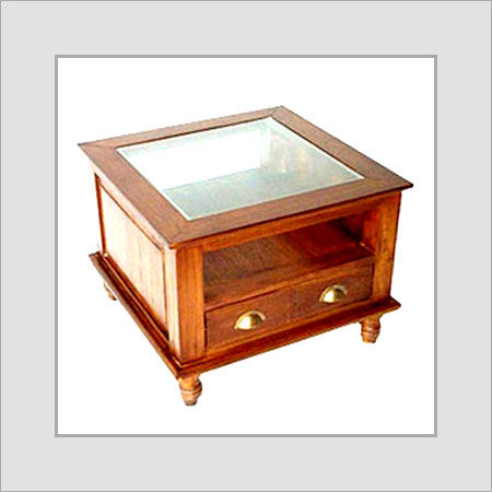 Glass Table - Exotic Wood with Elegant Glass Top | Customized Designs and Patterns