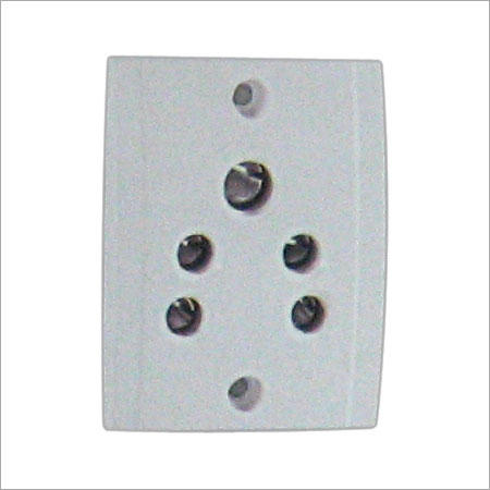 Heat And Shock Resistant Polycarbonate Electrical Modular Socket