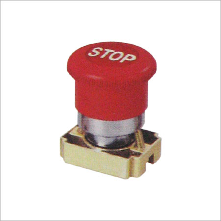 Panel Mounted High-Efficiency Shock Proof Electrical Round Mushroom Button