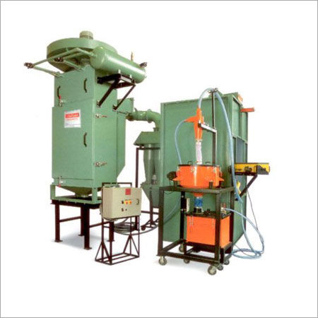 Green Powder Coating Booth Machine