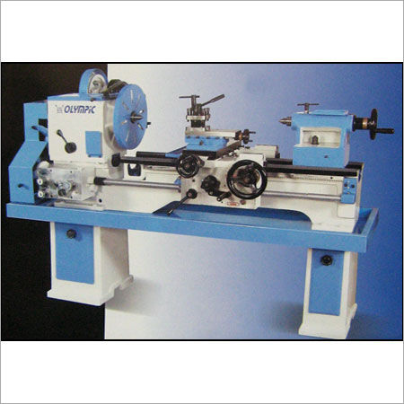 Blue Smoothly Run Lathe Machine