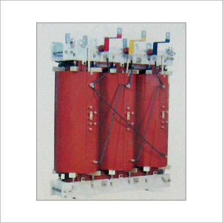 Cast Resin Dry Type Transformer - Red, Long Life, Low Maintenance | Dry Voltage Booster Type