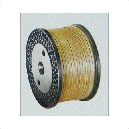 Yellow Glass Fiber Covered Copper Wires