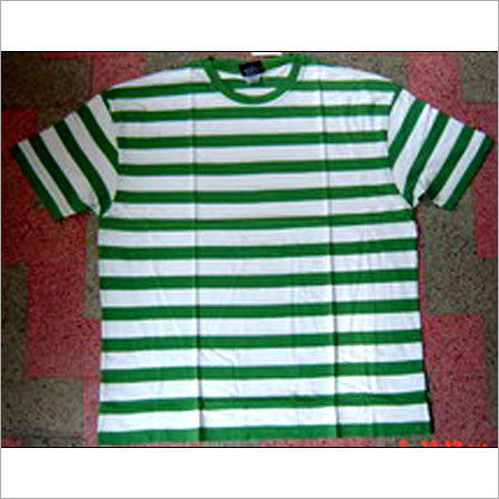 Half Sleeve Stripe T-Shirt Age Group: Adults