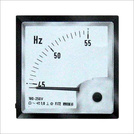 Panel Mounted Square Shape Lightweight High-Efficiency Analog Frequency Meter