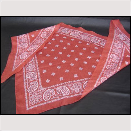 Cotton Printed Triangle Bandana