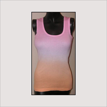 Multicolors Ladies Cotton Tank Top