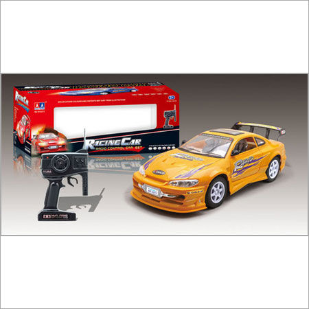 Yellow Sports R/C Racing Car With Remote