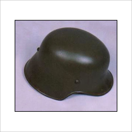 Plain Black German Paratrooper Helmet