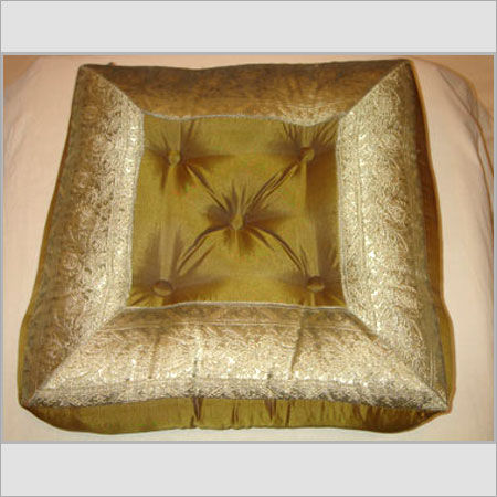 Poly Silk & Border Floor Cushion