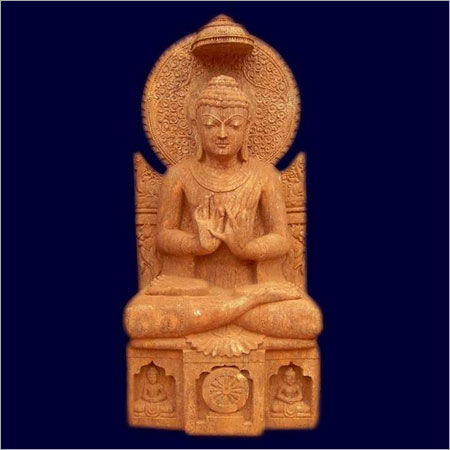 Regal Look Sandstone Buddha Statue