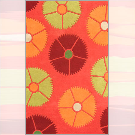 Hand Tufted Carpet - 100% Indian Wool Pile with Canvas Backing | Custom Sizes Available