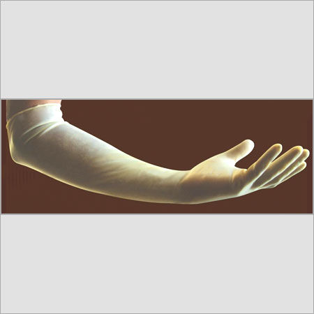 Elbow Length Gynecological Long Cuff Gloves