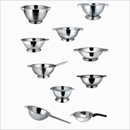 Stainless Steel Colander With Strong Handle