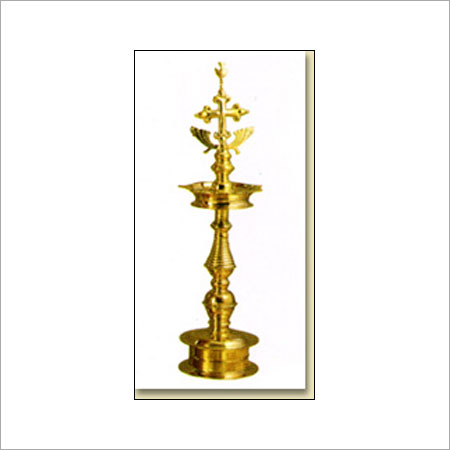 Golden Traditional Bell Metal Lamps