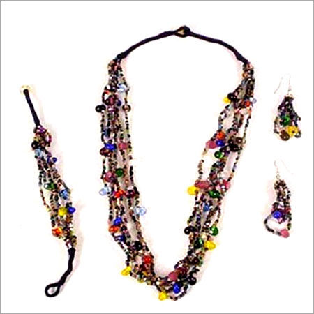 Artificial Glass Bead Necklaces