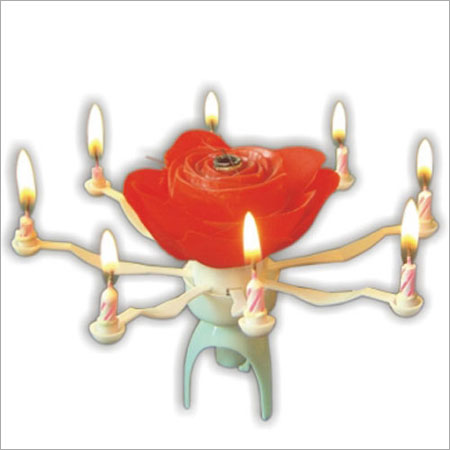 Charming Lover Musical Candles Size: Vary